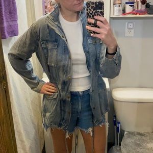 NWOT Jean utility jacket